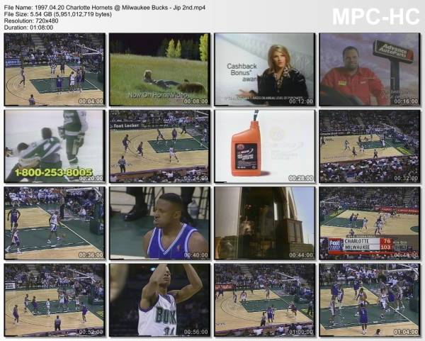 20.april 1997	Milwaukee - Charlotte   120-100