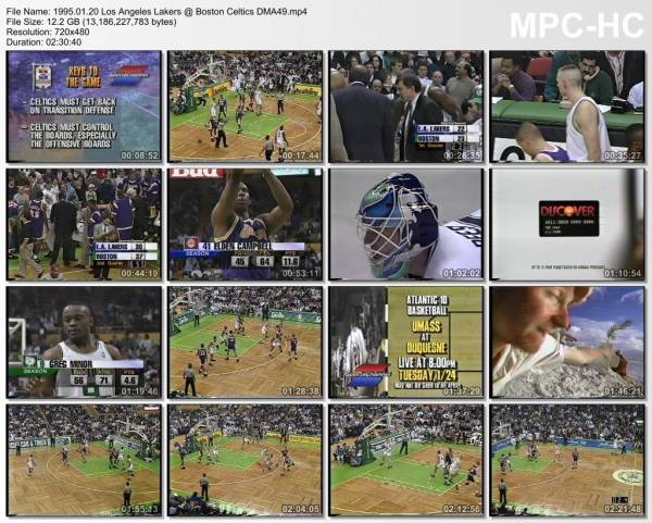 20.january 1995	Boston - Lakers   118-120