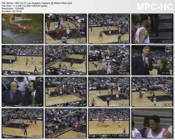1.april 1997	Miami - Clippers   97-87