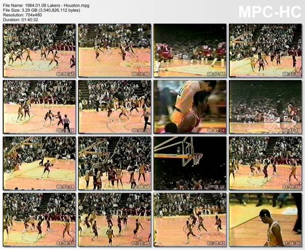 8.january 1984	Lakers - Houston   118-129