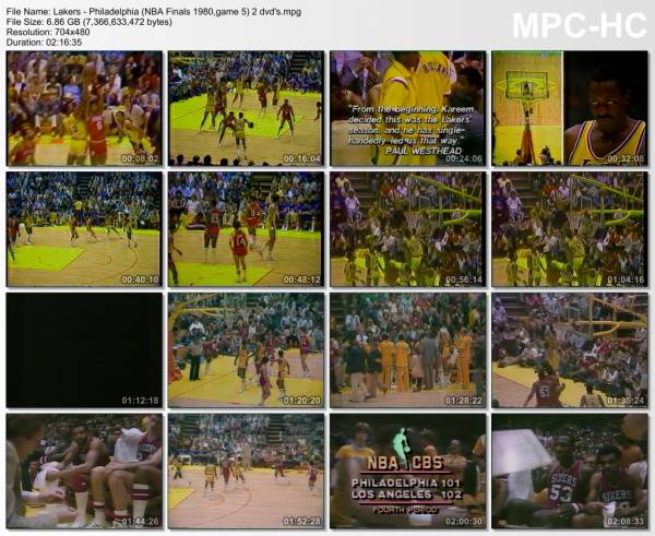 14.may 1980	Lakers - Philadelphia (NBA Finals 1980,game 5)   108-103