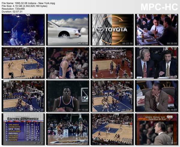 8.february 1995	Indiana - New York   77-96