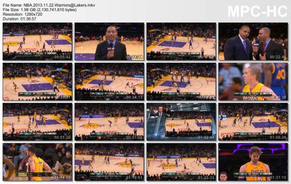 22.november 2013	Lakers - Golden State   102-95