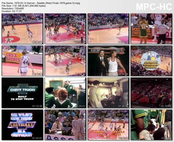14.may 1978	Denver - Seattle (West Finals 1978,game 5)   123-114
