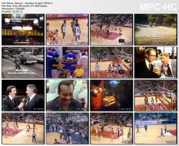 2.april 1978	Denver - Houston   109-100