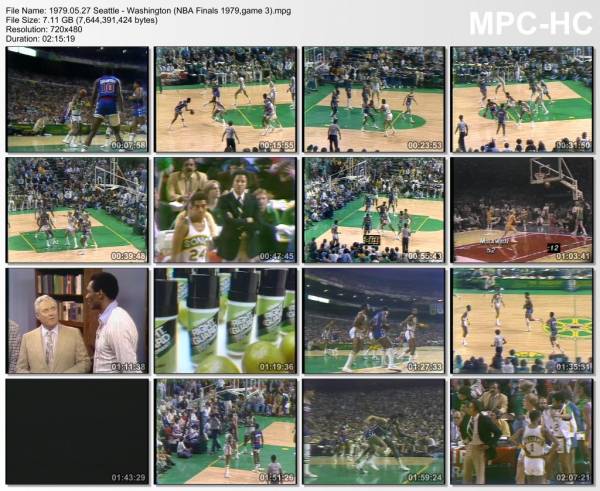 27.may 1979	Seattle - Washington (NBA Finals 1979,game 3)   105-95
