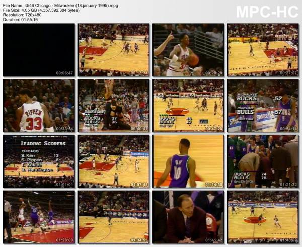 18.january 1995	Chicago - Milwaukee   93-97