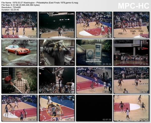 7.may 1978	Washington - Philadelphia (East Finals 1978,game 4)   121-105
