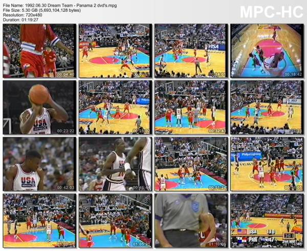 30.june 1992 	Dream Team - Panama (Tournament of the Americas 1992,group,game 3)   112-52