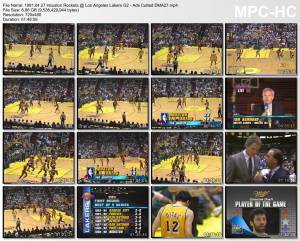 27.april 1991	Lakers - Houston (West 1st Round 1991,game 2)   109-98