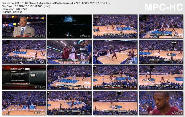 5.jun 2011	Dallas - Miami (NBA Finals 2011,game 3)   86-88