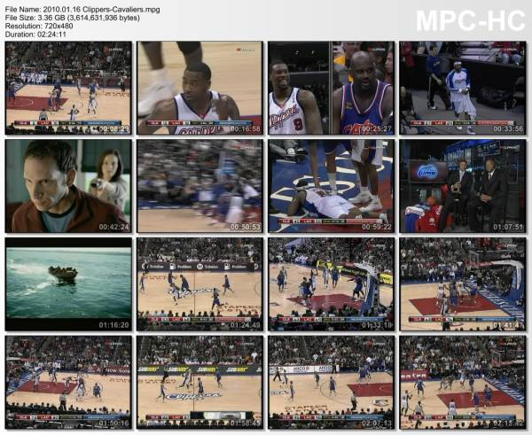 16.january 2010	Clippers - Cleveland   101-102