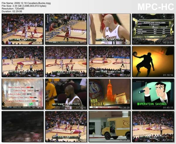 18.december 2009	Cleveland - Milwaukee   85-82