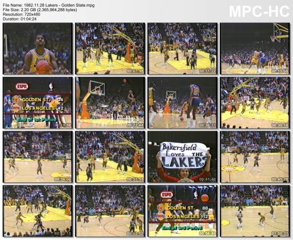 28.november 1982	Lakers - Golden State   142-127