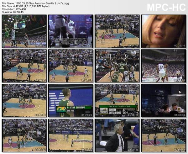 20.march 1995	San Antonio - Seattle   104-96