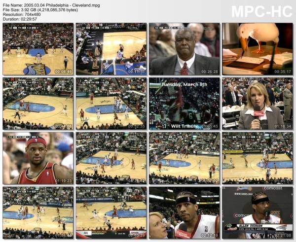 4.march 2005	Philadelphia - Cleveland   98-89