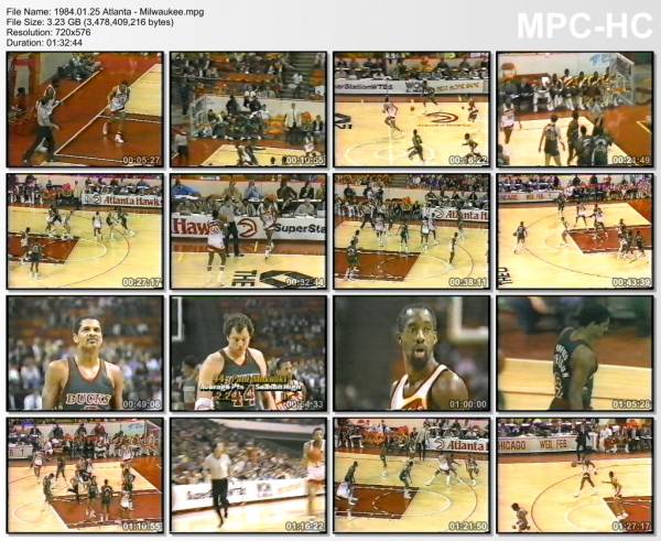 25.january 1984	Atlanta - Milwaukee   109-105