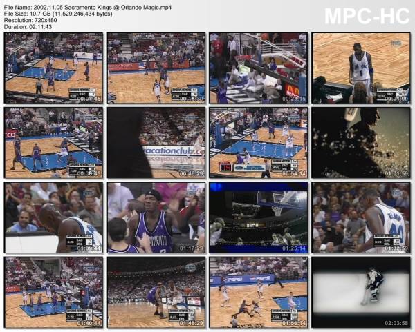 5.november 2002	Orlando - Sacramento   125-121
