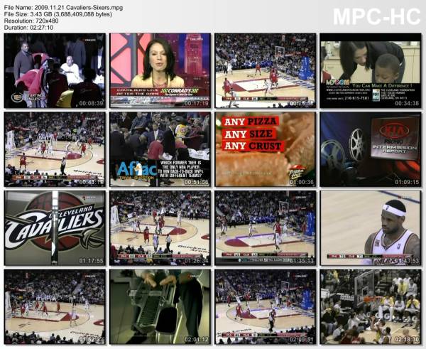 21.november 2009	Cleveland - Philadelphia   97-91