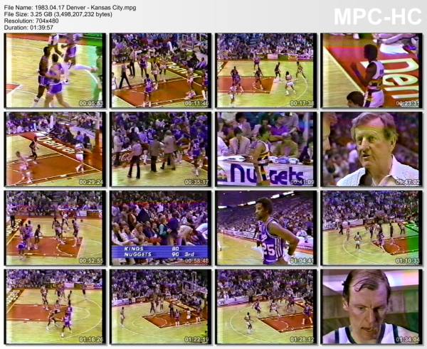 17.april 1983	Denver - Kansas City   125-116