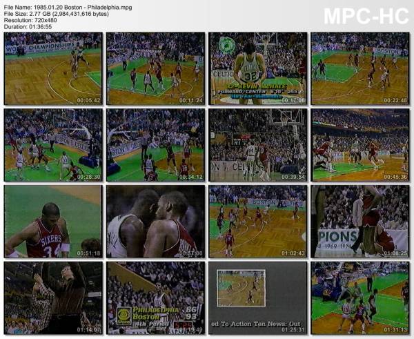 20.january 1985	Boston - Philadelphia   113-97
