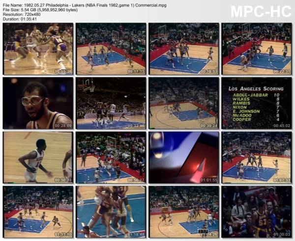 27.may 1982	Philadelphia - Lakers (NBA Finals 1982,game 1)   117-124