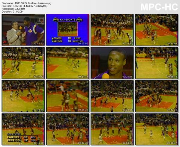 22.october 1983	Boston - Lakers   102-100