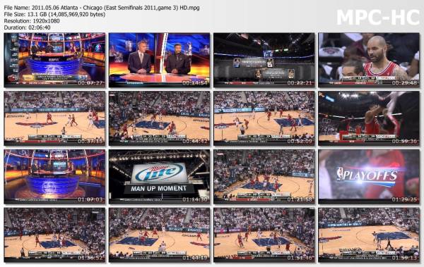 6.may 2011	Atlanta - Chicago (East Semifinals 2011,game 3)   82-99