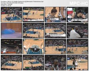 22.january 2003	Minnesota - Seattle   96-91