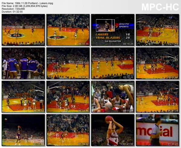 9.november 1984	Portland - Lakers   126-130