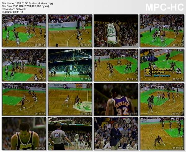 30.january 1983	Boston - Lakers   110-95