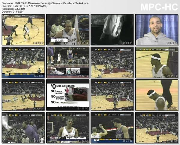 6.march 2004	Cleveland - Milwaukee   106-97