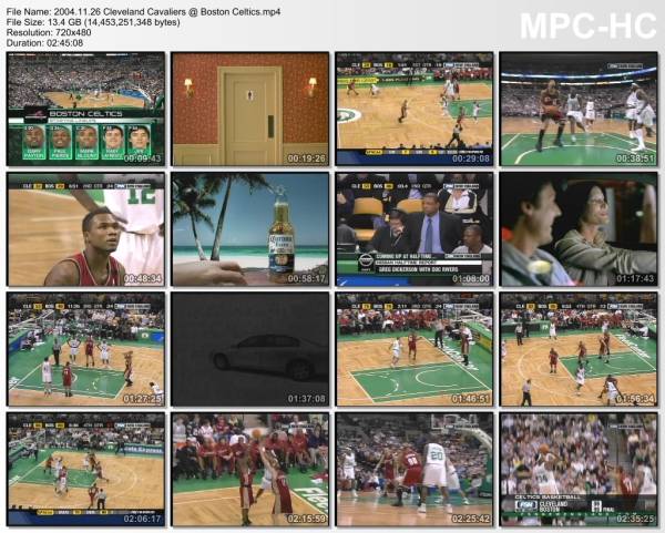26.november 2004	Boston - Cleveland   96-98