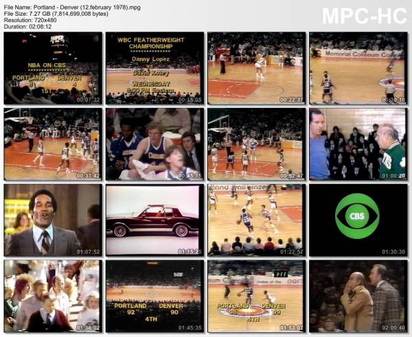 12.february 1978	Portland - Denver   101-103