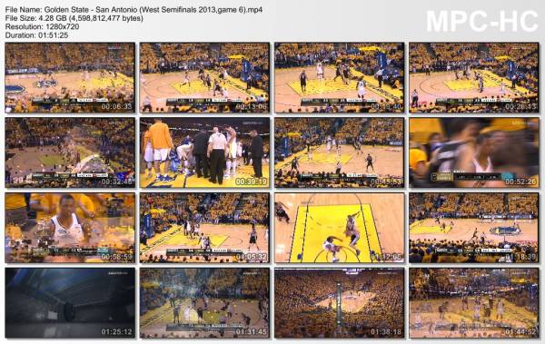 16.may 2013	Golden State - San Antonio (West Semifinals 2013,game 6)   82-94