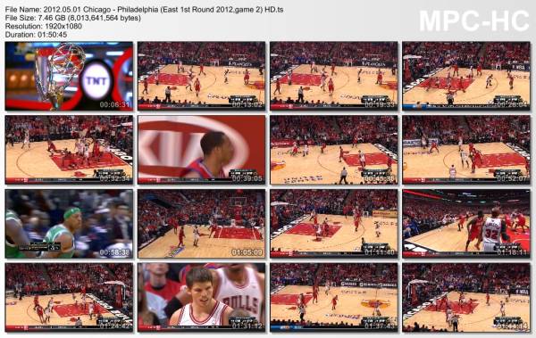 1.may 2012	Chicago - Philadelphia (East 1st Round 2012,game 2)   92-109