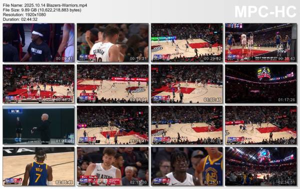 14.october 2025	Portland - Golden State   111-118