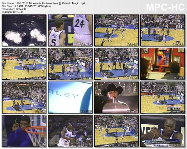 18.february 1998	Orlando - Minnesota   115-102