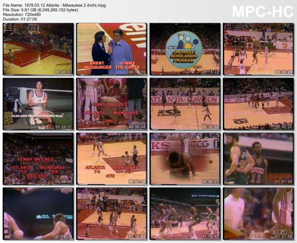 12.march 1978	Atlanta - Milwaukee   98-93