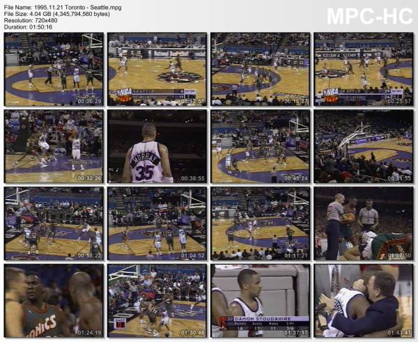 21.november 1995	Toronto - Seattle   102-97
