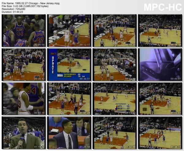 27.february 1995	Chicago - New Jersey   108-86