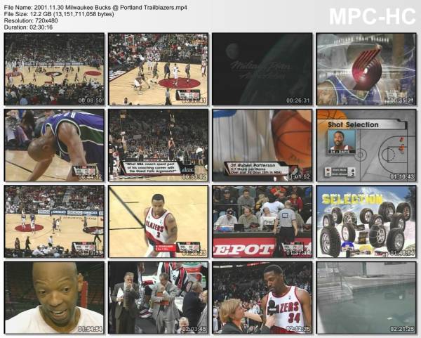 30.november 2001	Portland - Milwaukee   101-95