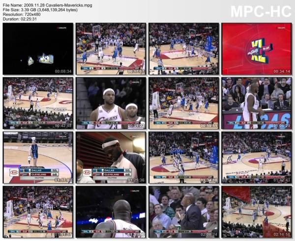 28.november 2009	Cleveland - Dallas   111-95