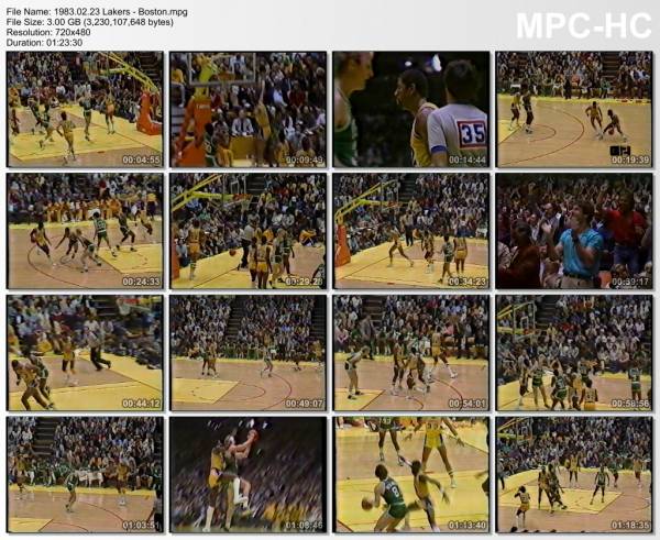 23.february 1983	Lakers - Boston   104-113