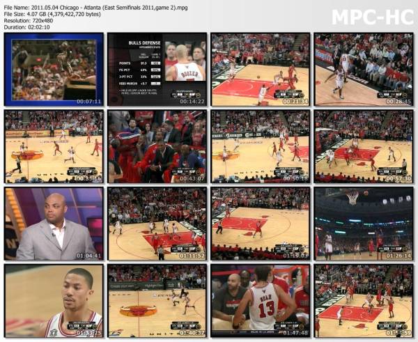 4.may 2011	Chicago - Atlanta (East Semifinals 2011,game 2)   86-73