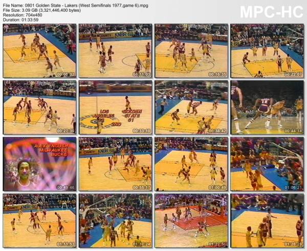 1.may 1977	Golden State - Lakers (West Semifinals 1977,game 6)   115-106