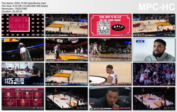 6.october 2025	Miami - Milwaukee   93-103