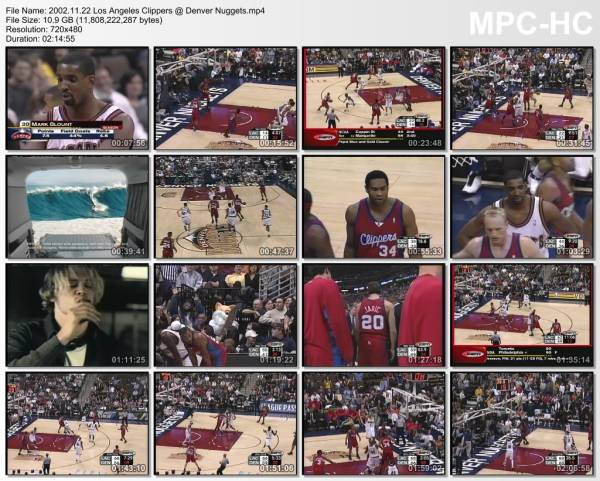 22.november 2002	Denver - Clippers   72-70