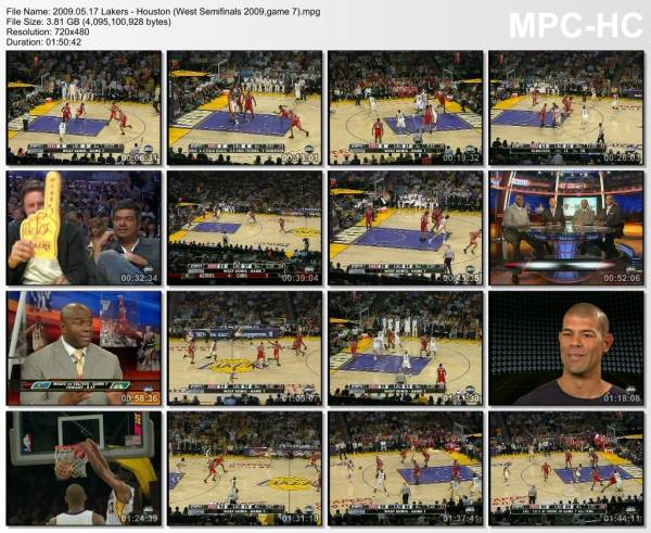 17.may 2009	Lakers - Houston (West Semifinals 2009,game 7)   89-70