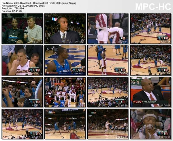 22.may 2009	Cleveland - Orlando (East Finals 2009,game 2)   96-95